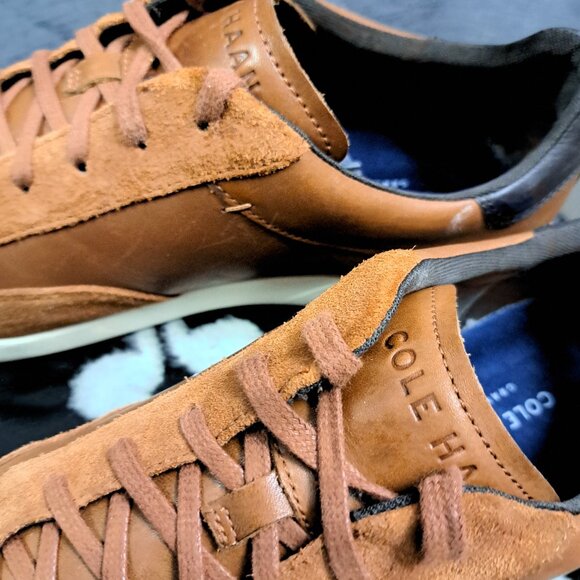 %Cole Haan Men Casual Suede Leather Brown Shoes Size 13M / D6 main image 8